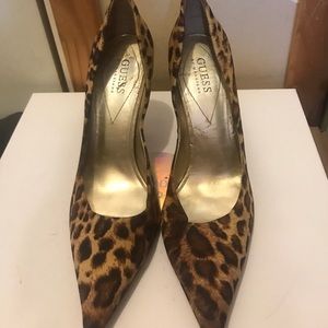 Guess leopard stilettos
